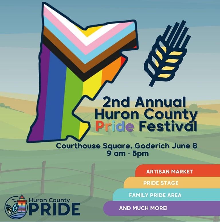 Live at Huron County Pride – June 6th,&nbsp;2026